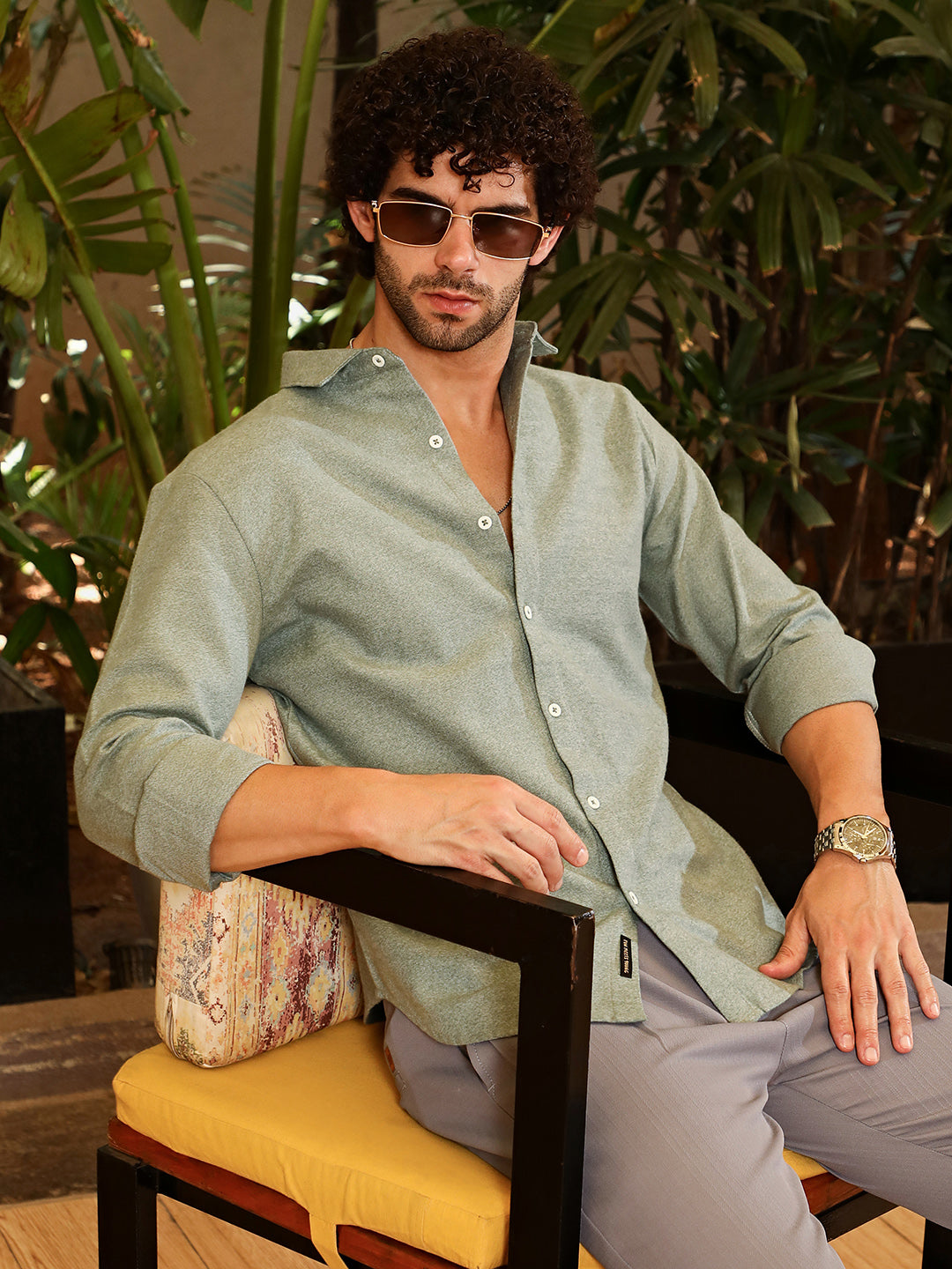 Gauzy-Woven Shirt