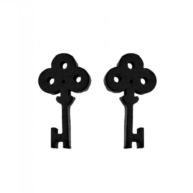 Minimalist Heart Shape Stainless Steel Plating Ear Studs 1 Pair