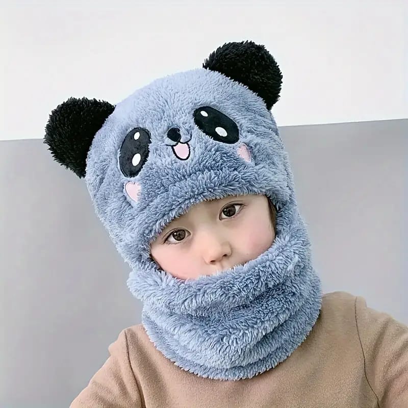 Kids Panda Wool Cap