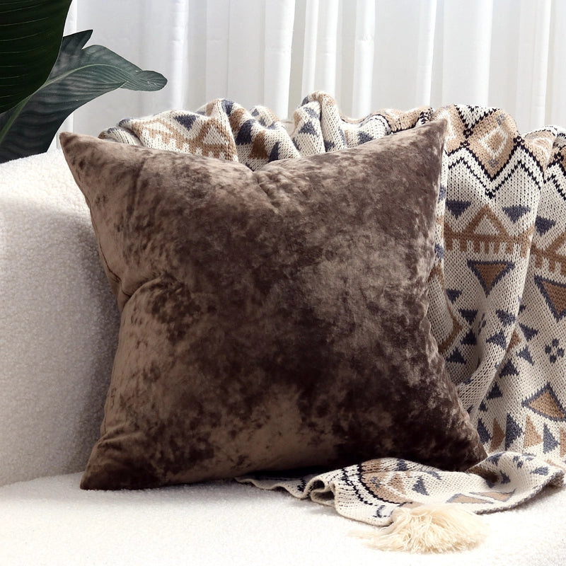 Casual Solid Color Polyester Pillow Cases