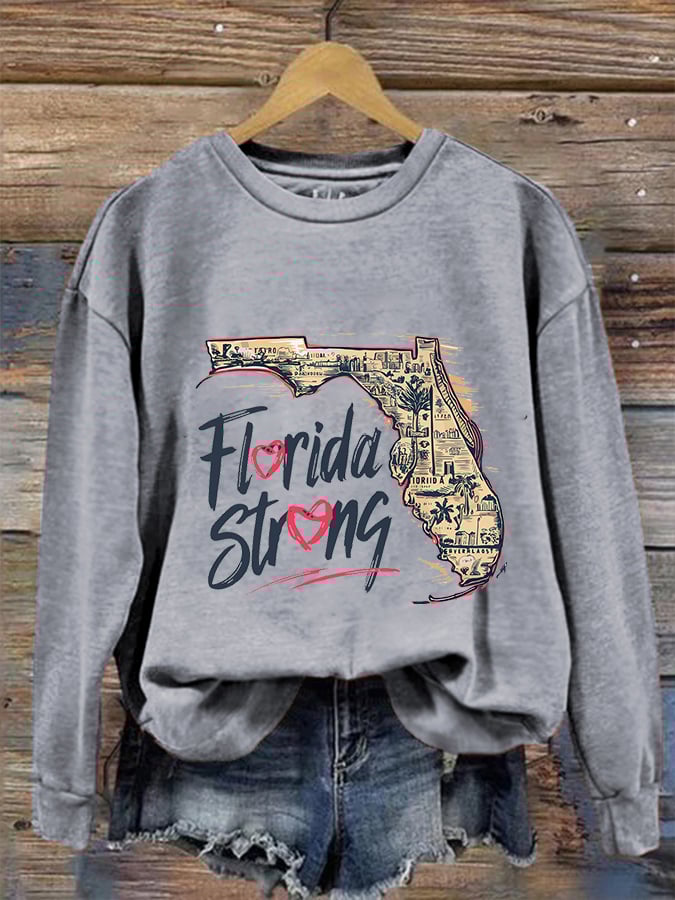 Women's Florida Strong Printed Sweatshirt