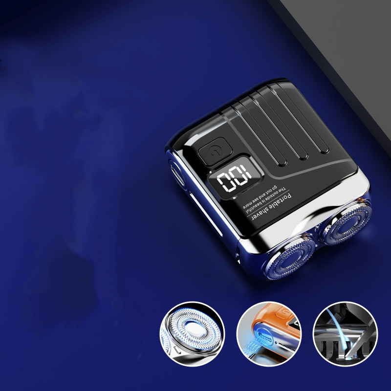⏳Time-limited Special🥸Men’s Waterproof Mini Electric Shaver with LED Display