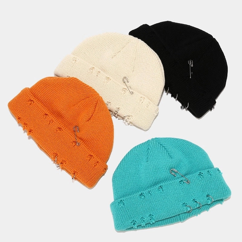 Unisex Basic Modern Style Classic Style Solid Color Short Brim Wool Cap