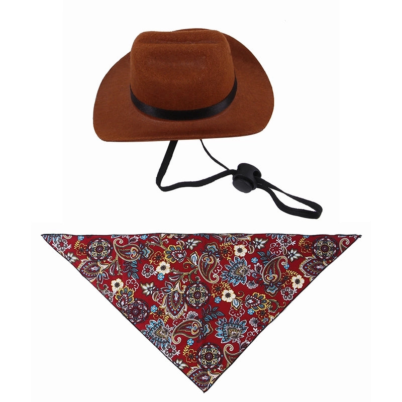 Casual Nonwoven Solid Color Pet Hat 1 Piece