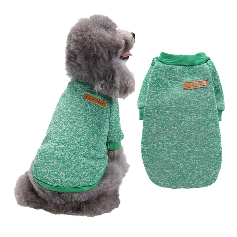 Casual Warm Starling Schnauzer Cat Small Dog Puppy Internet Celebrity Comfortable Fleece Autumn And Winter Clothes Hair-free Cat And Dog Clothes