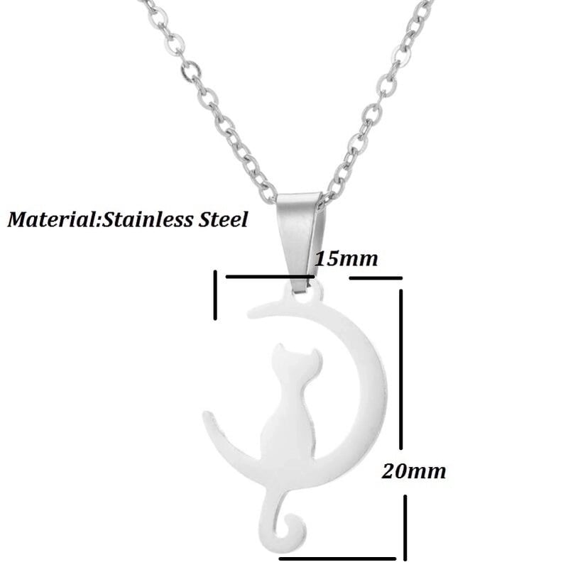 Minimalist Animal 201 Stainless Steel 18K Gold Plated Plating Stainless Steel Necklaces