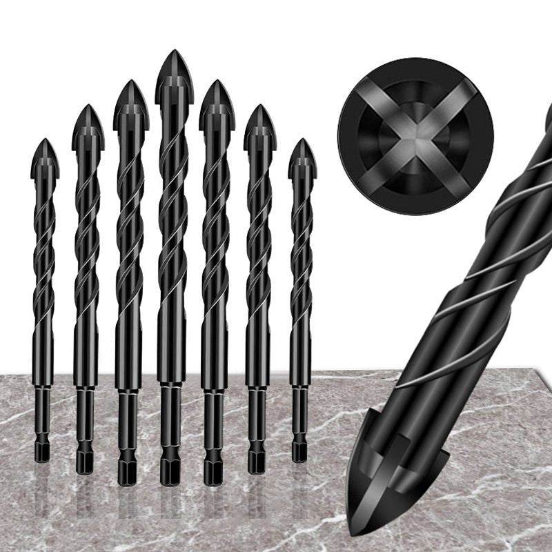 🔥New Year Special 49% OFF🔥4-Edge Cross Drill Bit Set