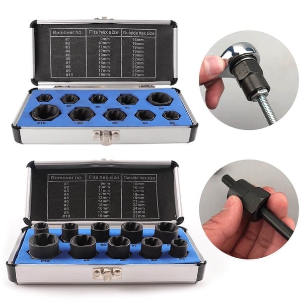 (🌲Early Christmas Sale- SAVE 60% OFF)-perfect toolkit for removing stripped. rouned off and rusted bolts & nuts