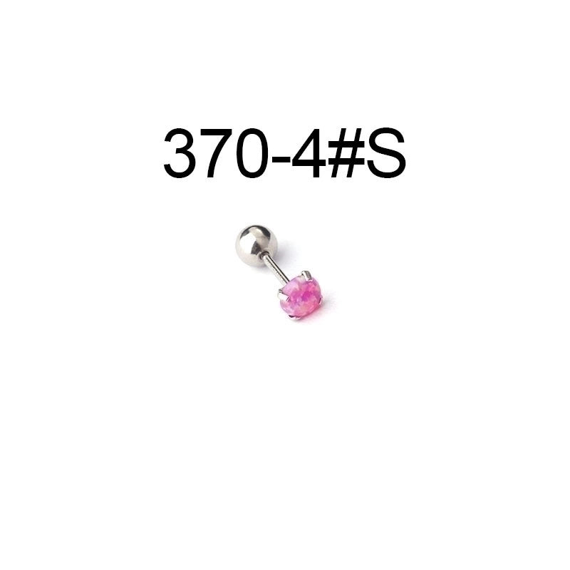 Ear Cartilage Rings & Studs Geometric 316L Stainless Steel  Plating Artificial Gemstones