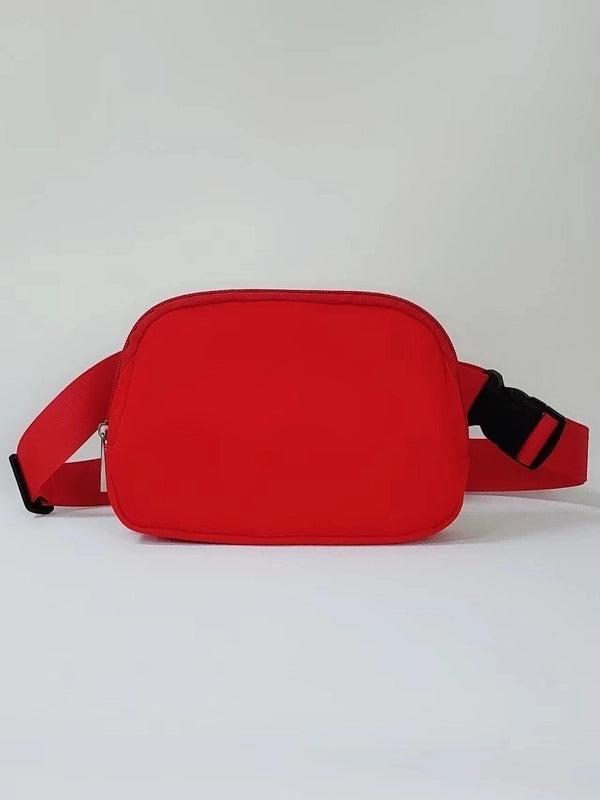 Women's Streetwear Solid Color Nylon Waist Bags