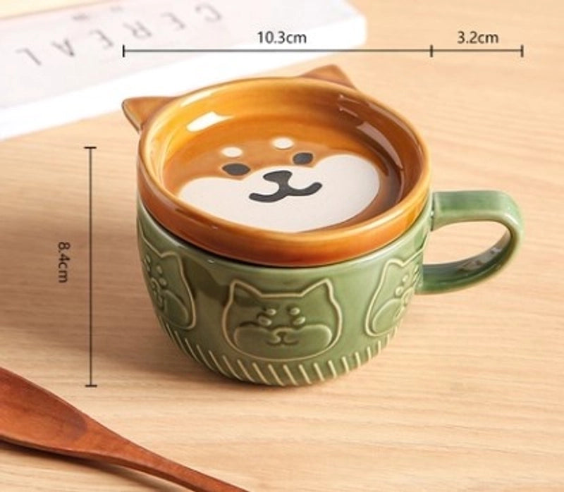 Cute Flower Ceramics Water Bottles 1 Piece
