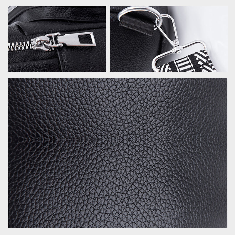 Small Faux Leather Women's Sling Bag