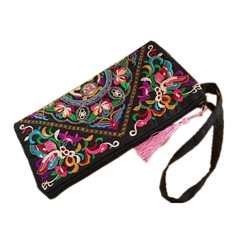 Women's All Seasons Cotton Ethnic Style Envelope Bag Clutch Bag