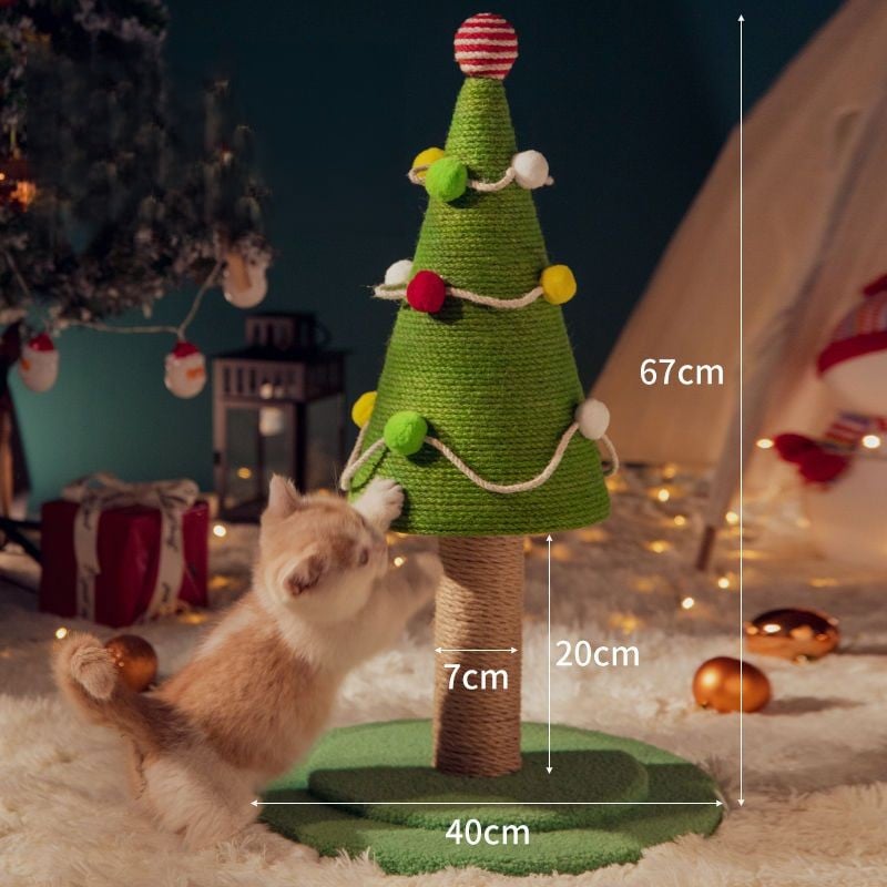 Christmas Tree Shape Cat Climbing Frame