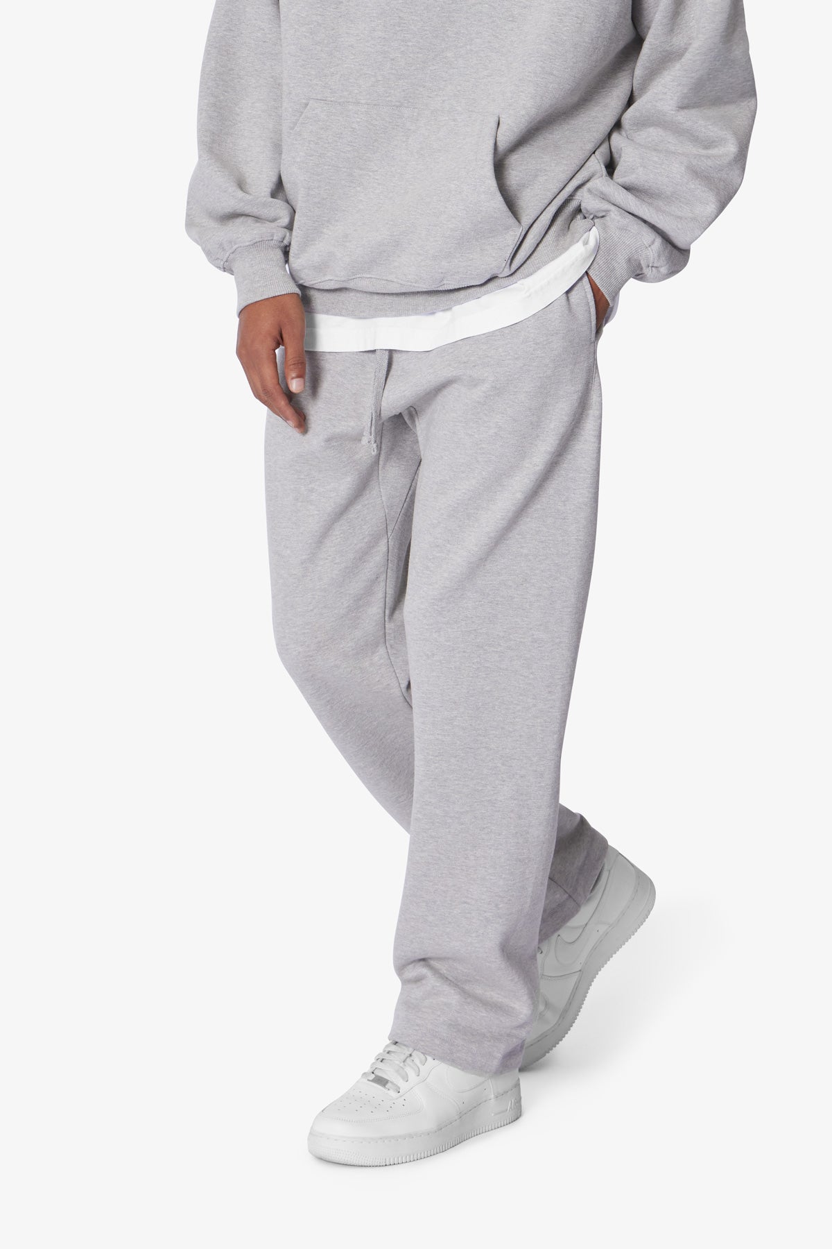 Heavy Relaxed Every Day Sweatpants - Marled Grey