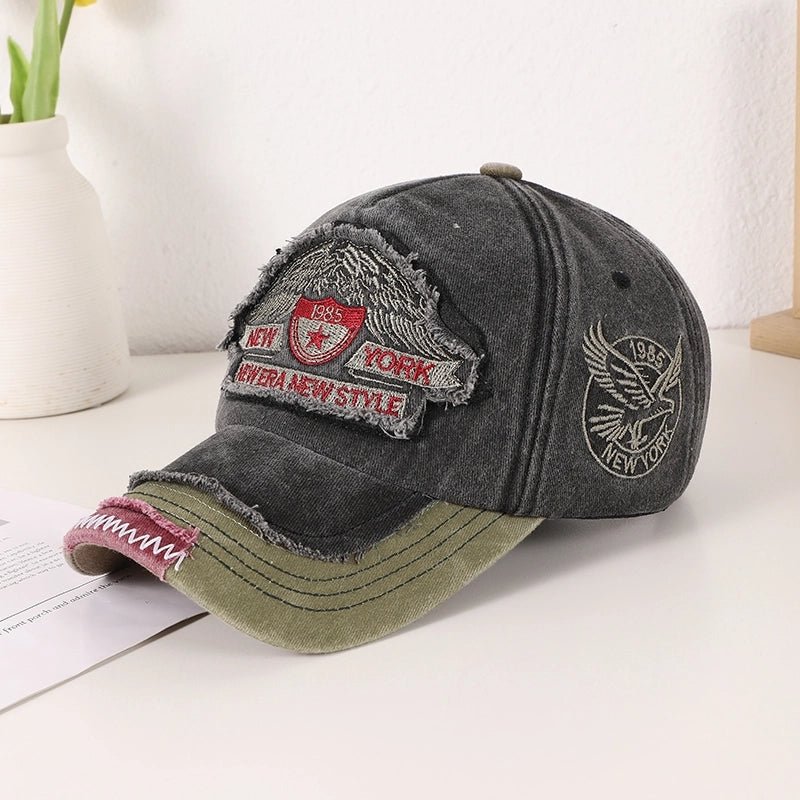 Unisex Vintage Style Classic Style Letter Embroidery Curved Eaves Baseball Cap