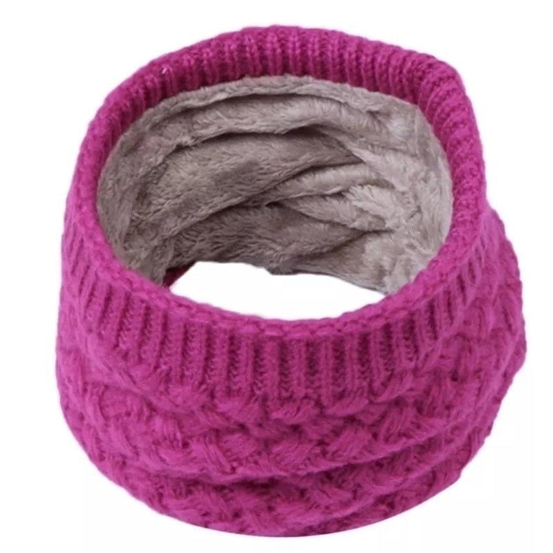 Hot Scarf Neck Set For Men And Women Couple Winter Thickened Warm Cervical Spine Protection Single Circle Wool Scarf Outdoor