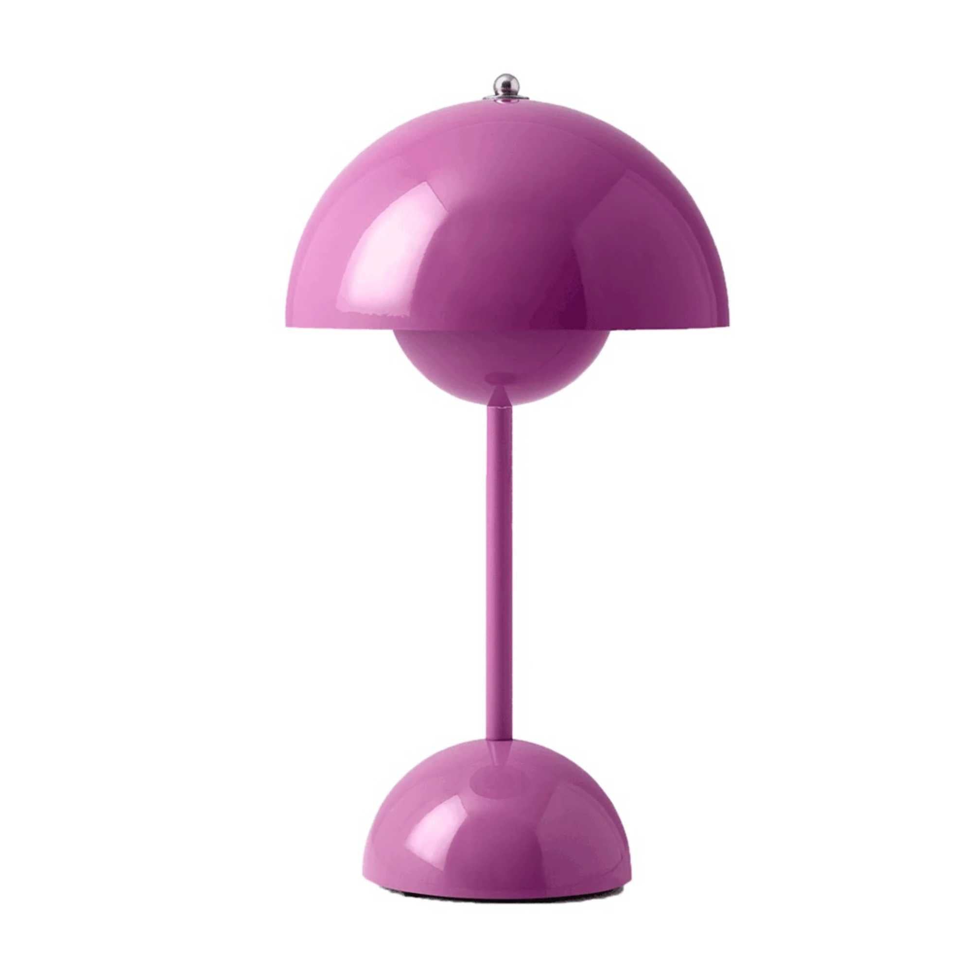 Flowerpot VP9 portable table lamp. Tangy Pink