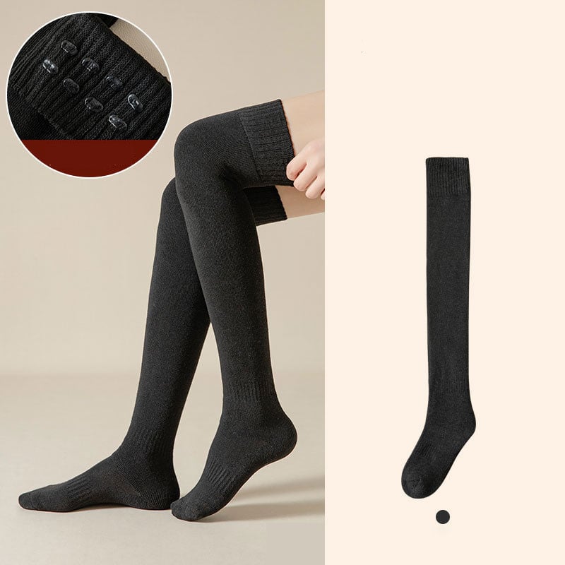 Non-Slip Silicone Over-The-Knee Cotton Stockings