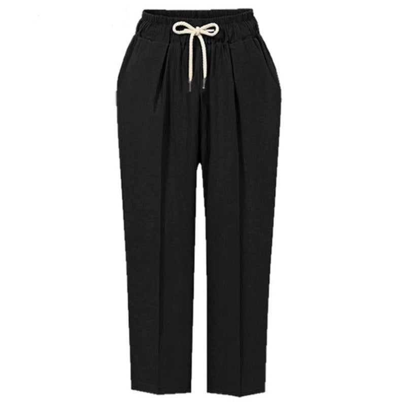 Women's Office Cotton Linen Pants