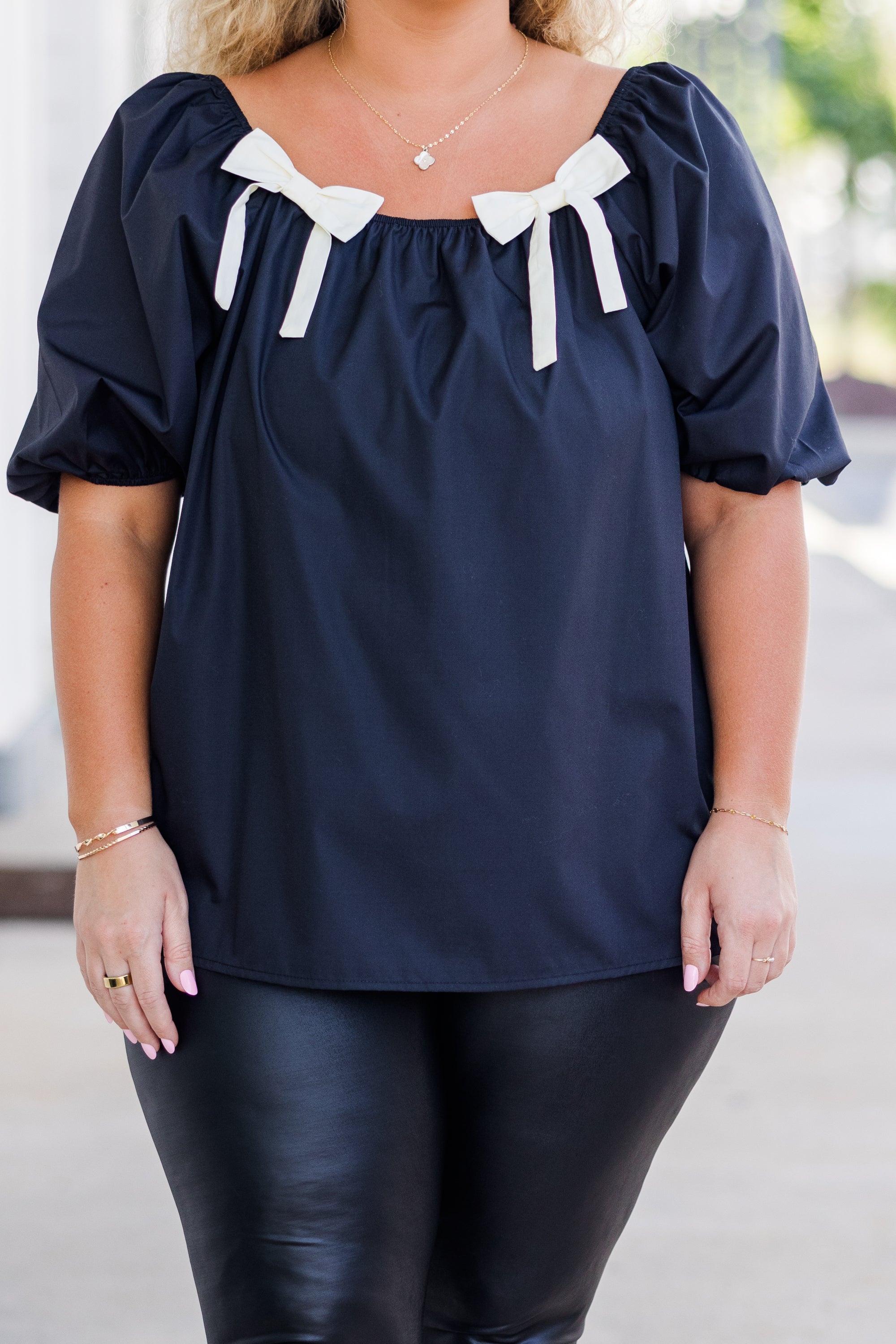 Love Will Win Top. Black