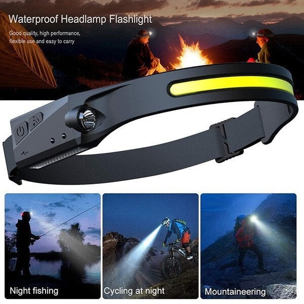 Super Bright Rechargeable Motion Sensor Waterproof LED Headlamp🎁【Buy 2 Get 1 Free. Buy 3 Get 2 Free!!! 】