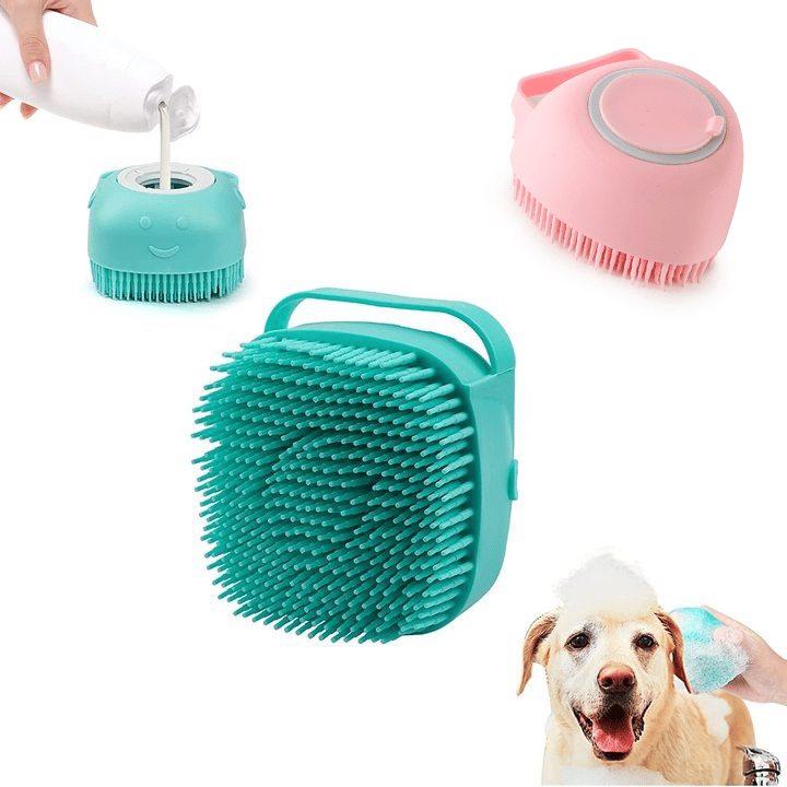 🔥 Pet Grooming Brush Bath