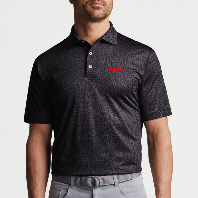 PRE-SALE BOSS Men Patterned Sublimation Printing Golf Polos Shirt