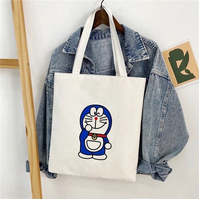 Women's Basic Letter Oxford Cloth Shopping Bags