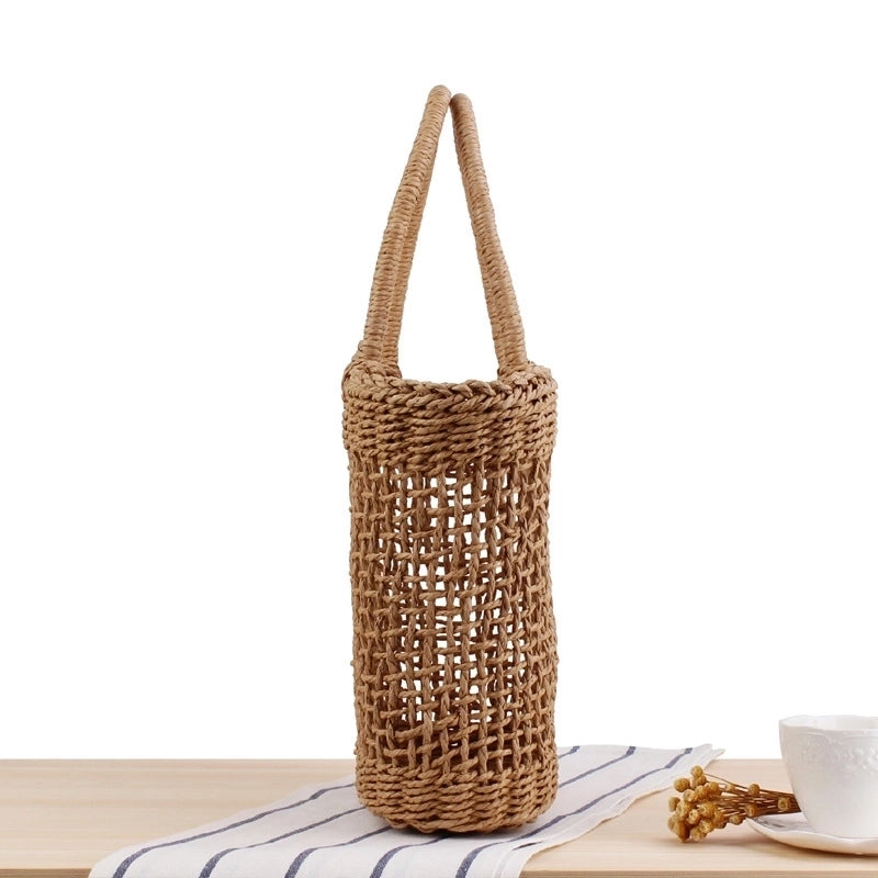 Women's Large Straw Straw Bag