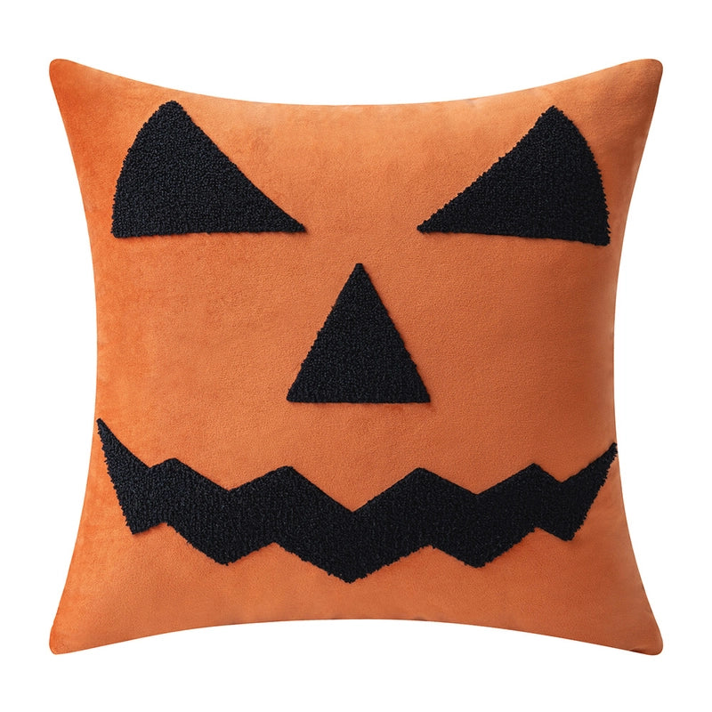 Halloween Minimalist Classic Style Letter Polyester Pillow Cases Couch & Sofa Decor