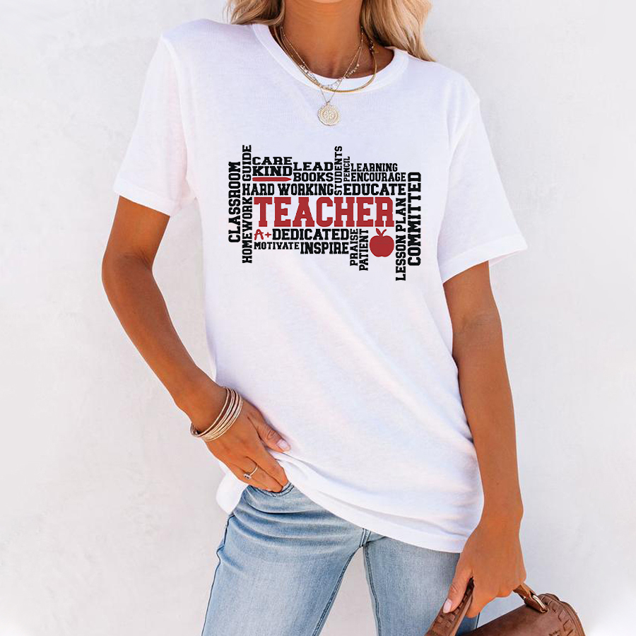 Teacher A+ Dedicated Motiyate Inspire T-Shirt