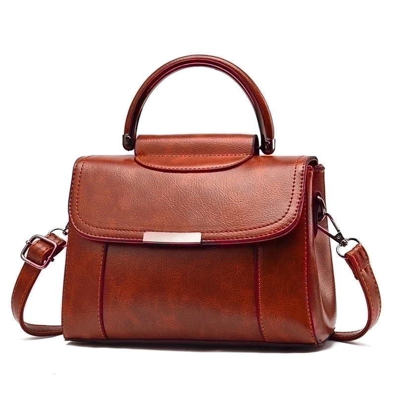 Women's Small All Seasons Pu Leather Basic Handbag