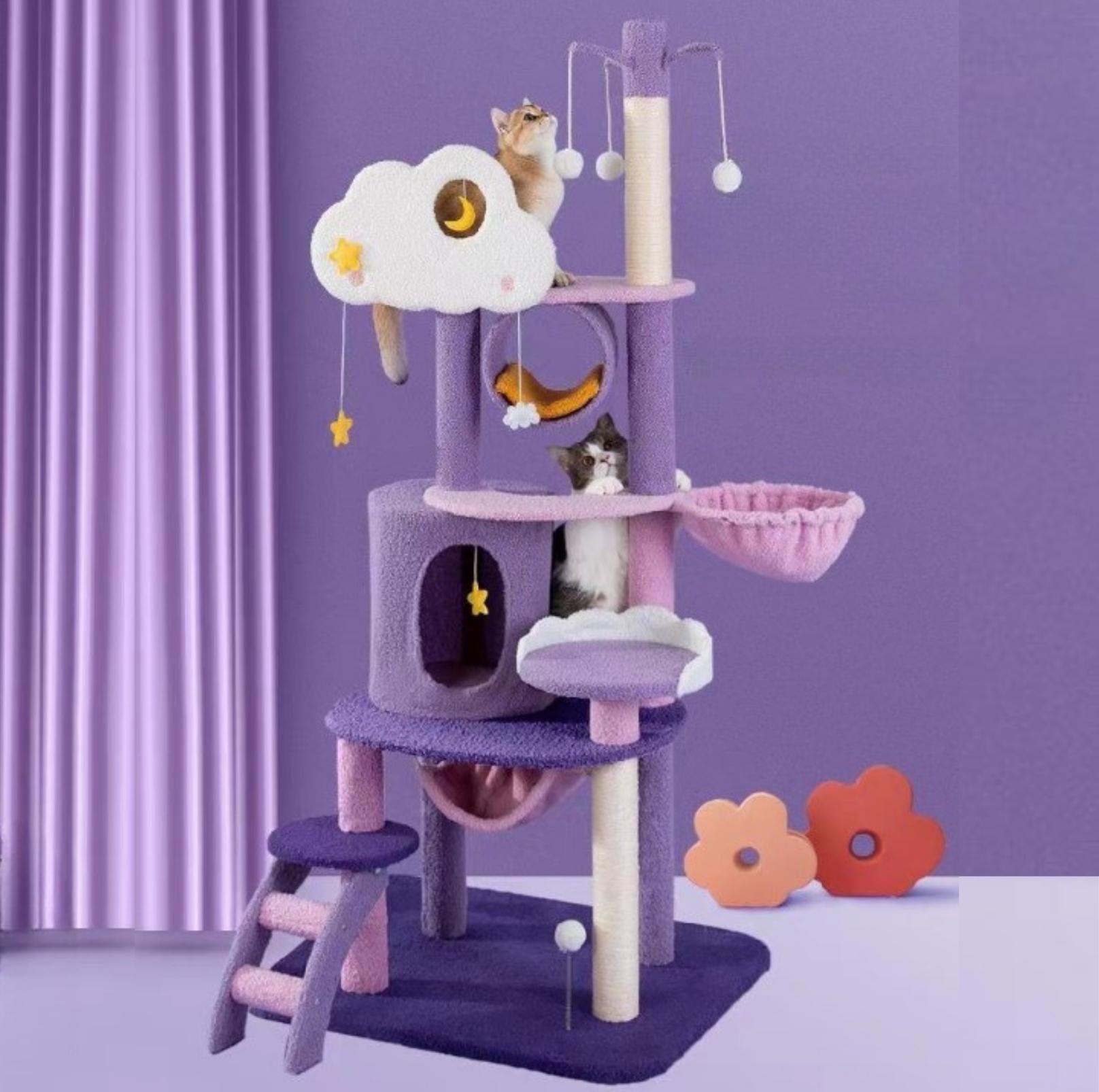 Fantasy Series Climbing Frame Cat Tree - Dreamland (Height 165cm)