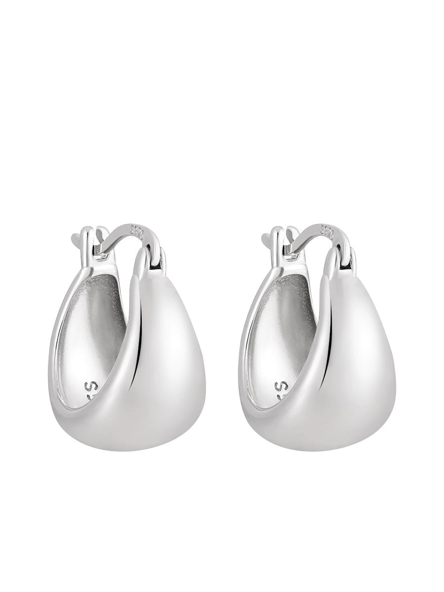 Women Casual U-Shape S925Silver Earrings