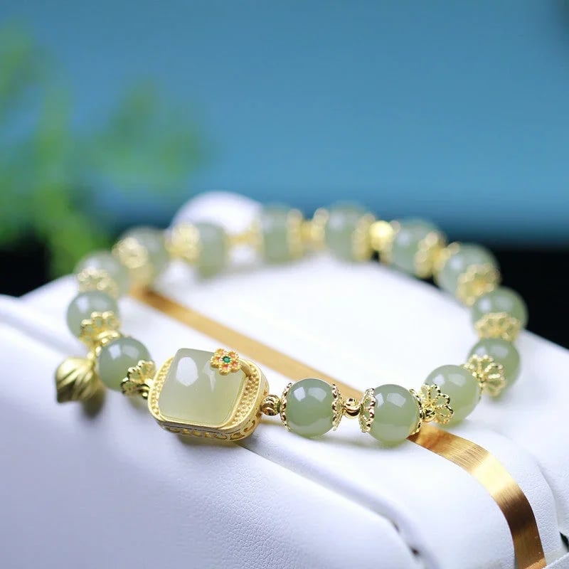 🔥 BIG SALE 🔥Hotan Jade Beaded Bracelet