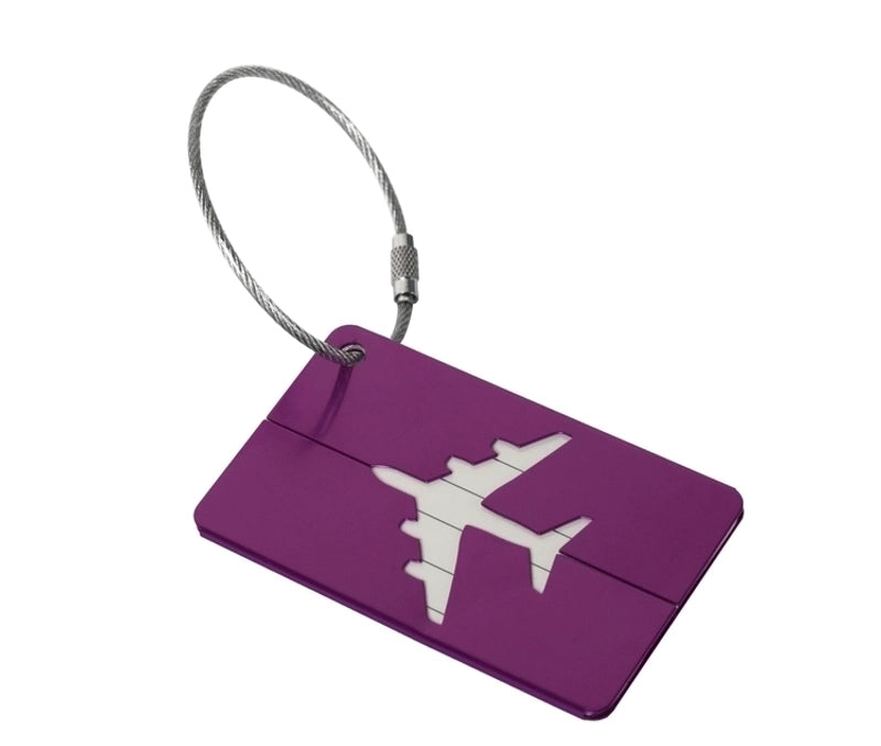 Aluminum Alloy Luggage Tag Boarding Metal Luggage Aircraft Shipping Elevator Tag Spot Factory