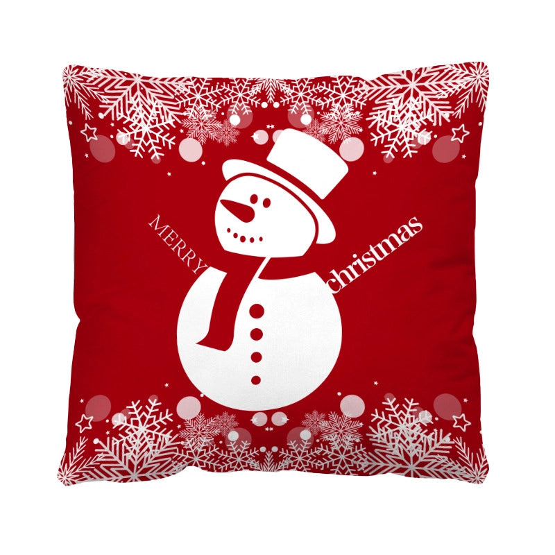 Casual Vacation Letter Short Plush Pillow Cases