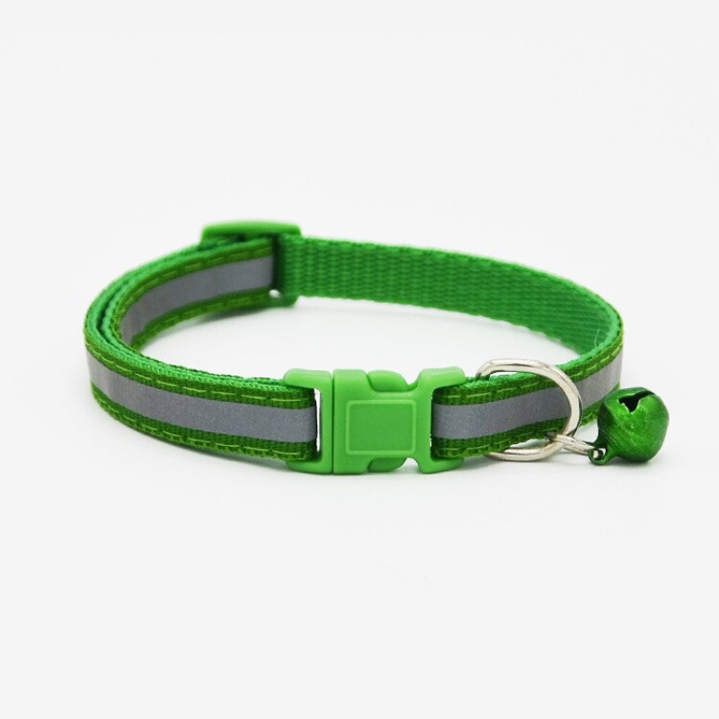 Colorful Dogs Collar With Bell