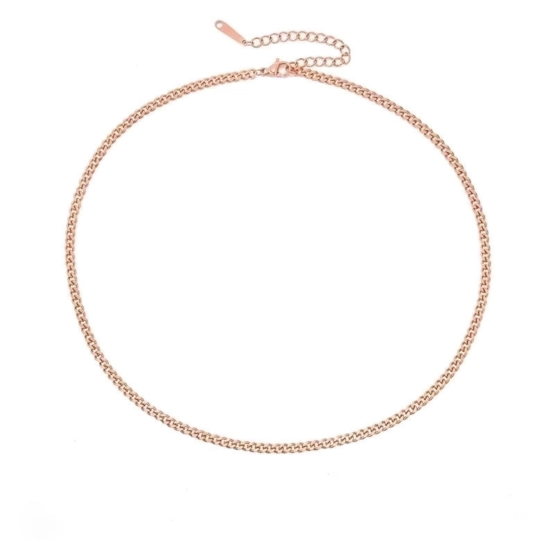 Stainless Steel 14K Gold Plated Fashion Plating U Shape Necklace