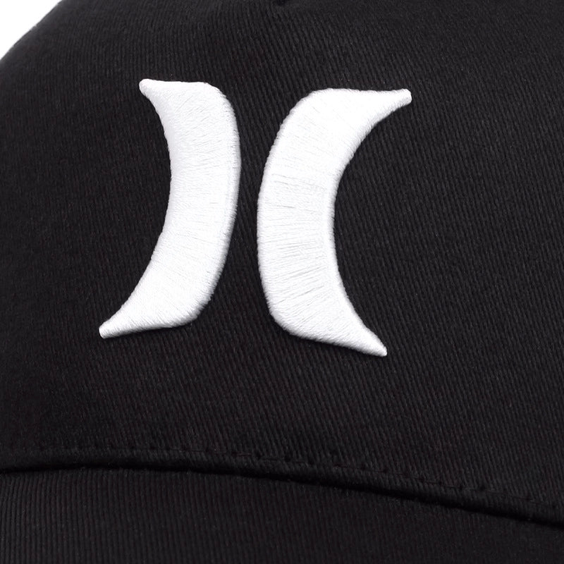 Unisex Hip-Hop Retro Color Block Printing Curved Eaves Baseball Cap