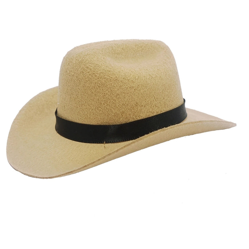 Cowboy Style Nonwoven Solid Color Pet Hat