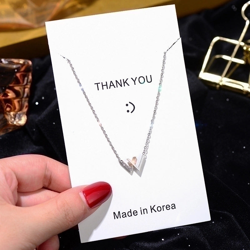 Titanium Steel Vintage Style Tassel Plating Doll Constellation Crown Pendant Necklace