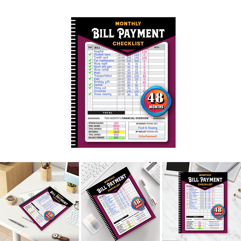 🔥Bill Payment Management Book🎉