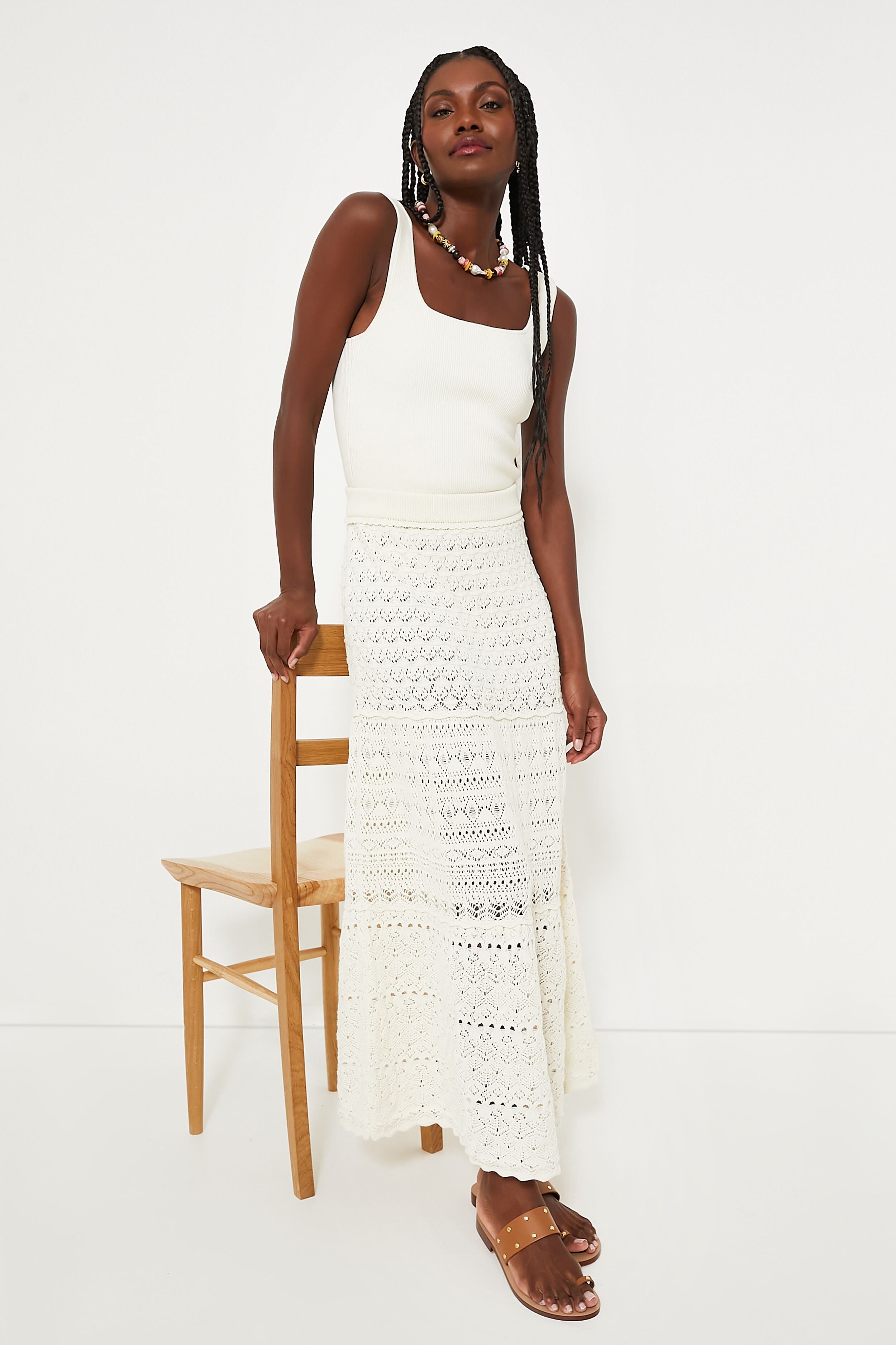 Ecru Josh Maxi Skirt