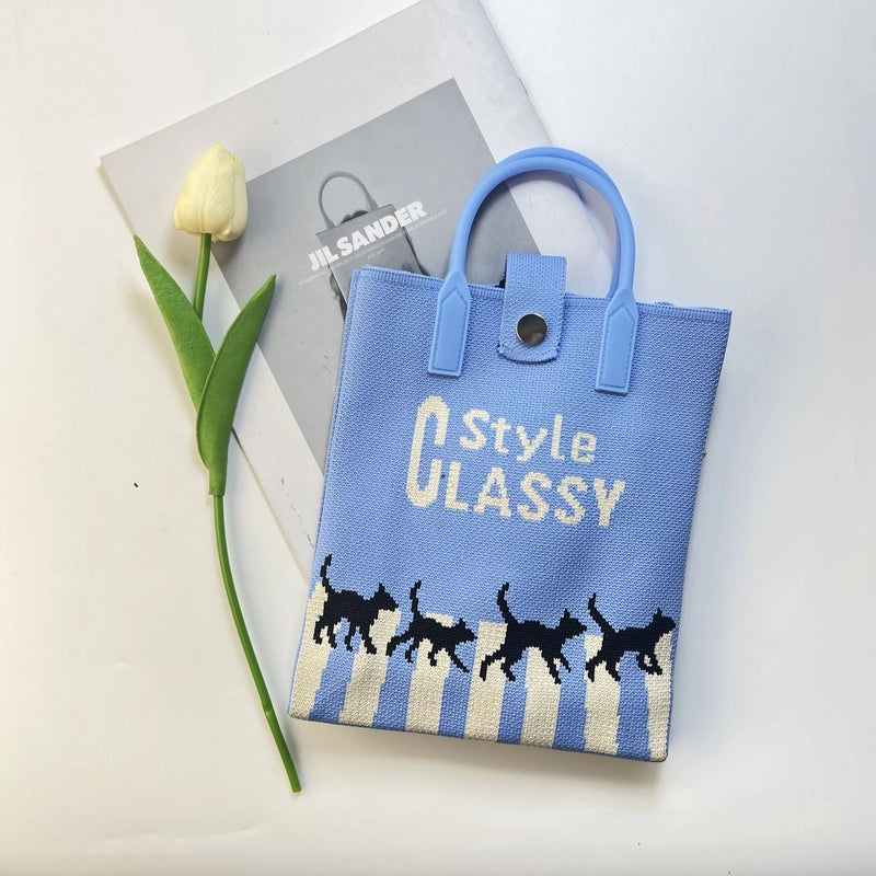 Women's Polyester Color Block Vintage Style Classic Style Square Magnetic Buckle Shoulder Bag