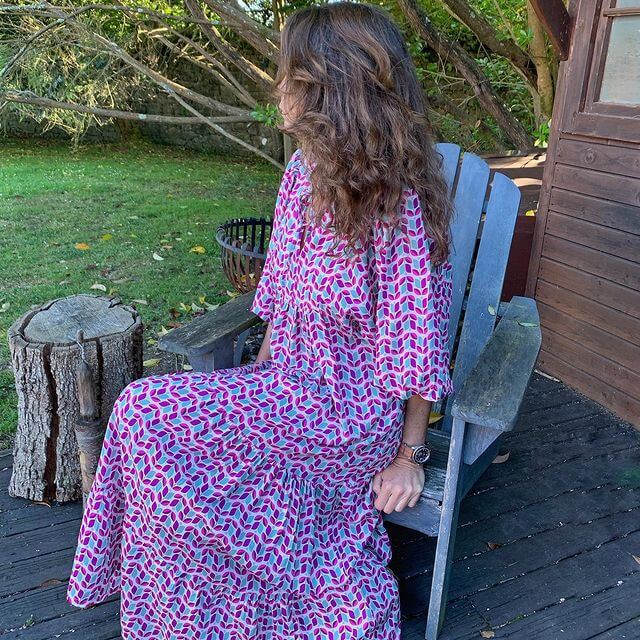🔥Hot Sale🔥Printed Bubble Sleeve Dress