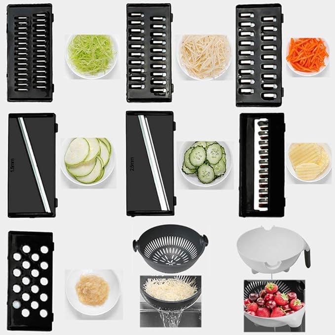 MULTIFUNCTIONAL 9 IN 1 VEGETABLE CUTTER