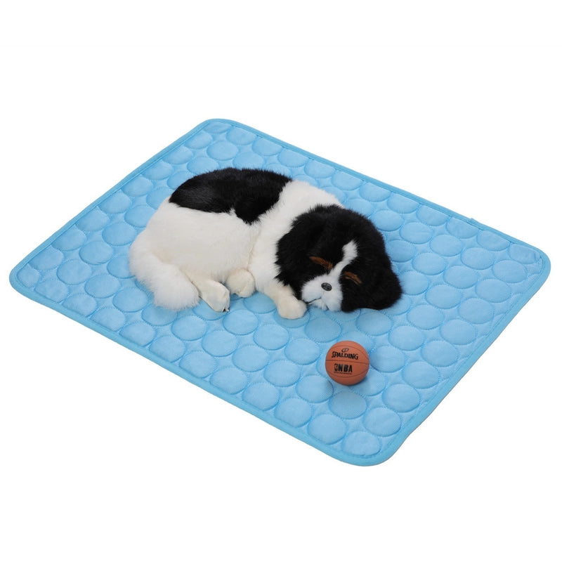 Summer Pet Ice Pad Dog Nest Cooling Mat Cat Ice Silk Pad Pet Supplies Breathable Comfortable Sleeping Mat For Dogs Cats