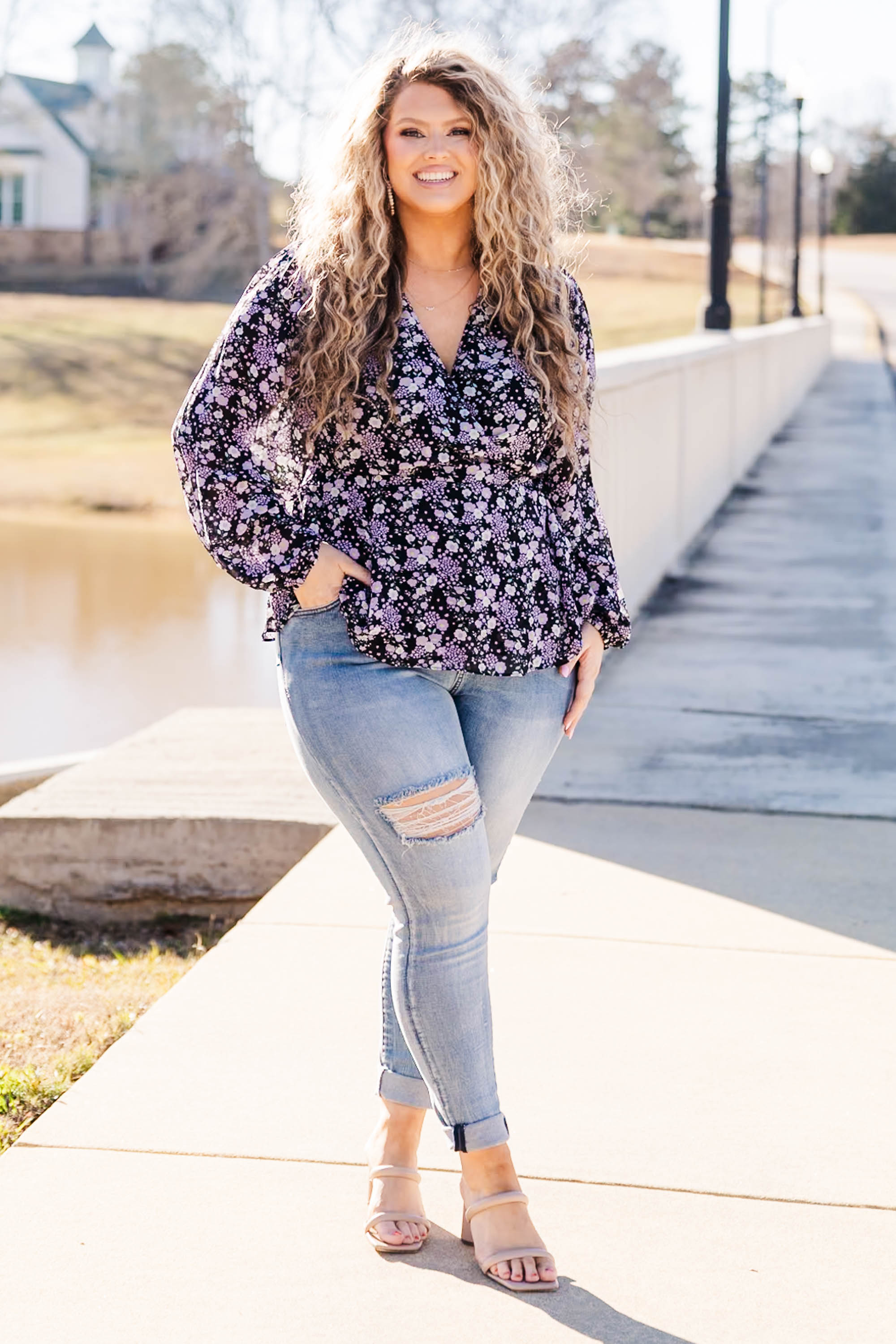 Midnight Walks In The Park Top. Black